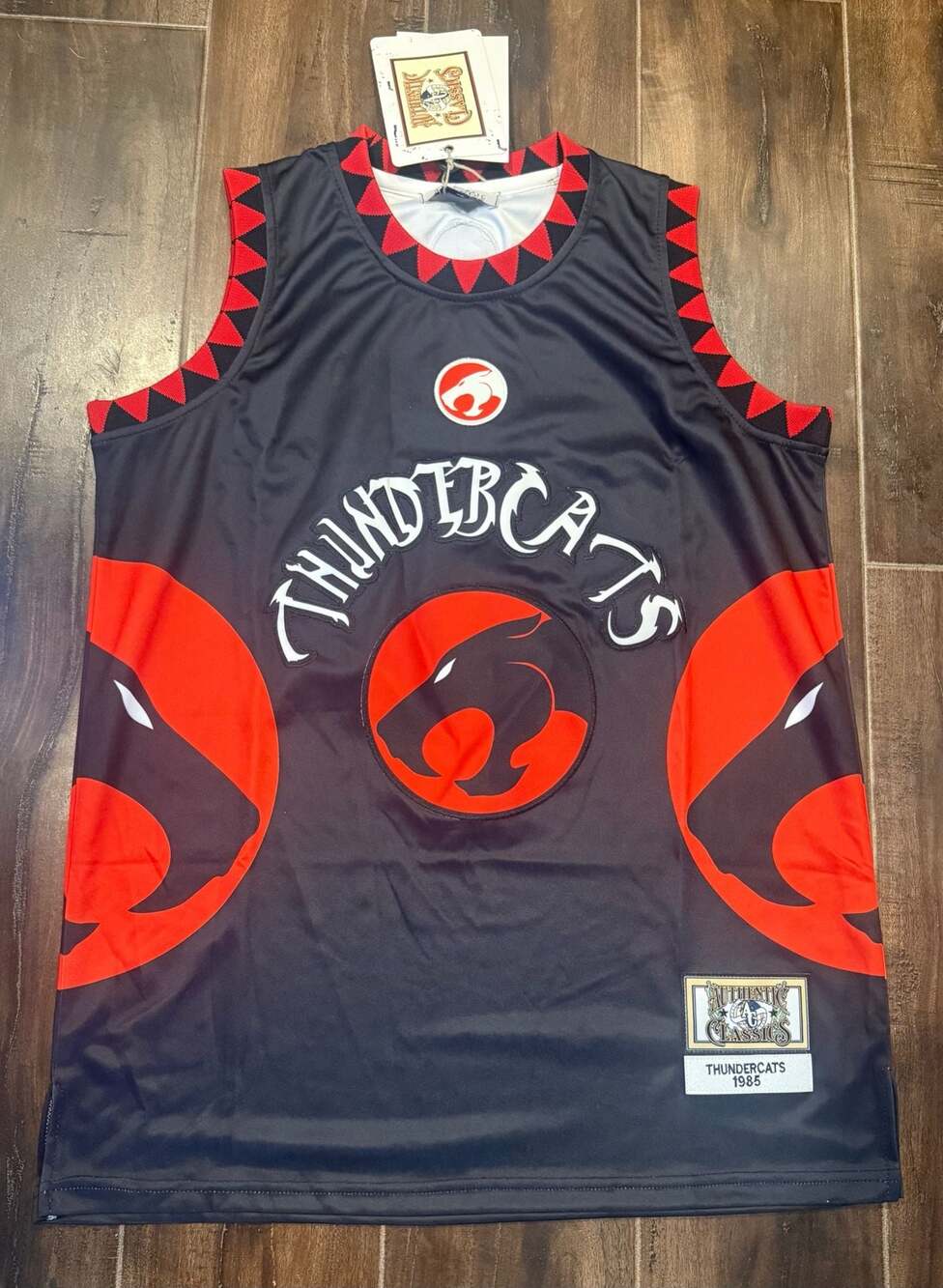 Headgear Classics Thundercats 1985 #0 Black Basketball Jersey Medium NWT